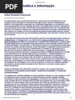 TEXTO 7 Bioética e Informação