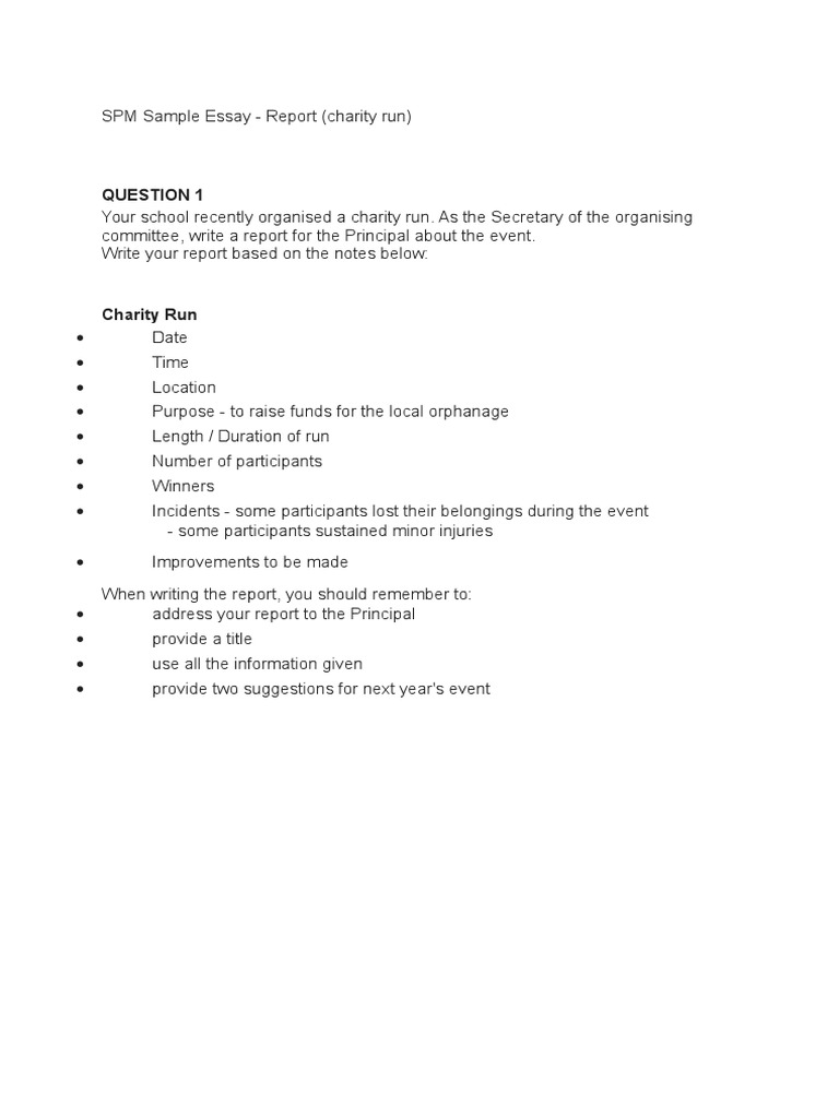Sample Report For SPM | PDF | Government