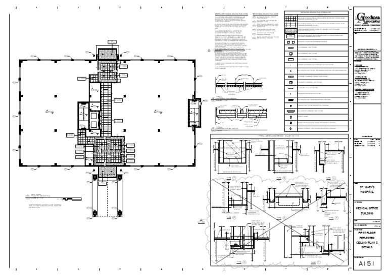 Reflected Ceiling Plan & Details | PDF | Ceiling | Drywall