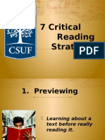 7 Critical Reading Strategies