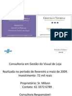 Consultoria Gestão Do Visual de Loja - J.Lima 2009