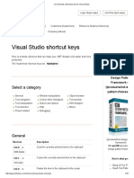 Vs Shortcuts - Shortcut Keys For Visual Studio