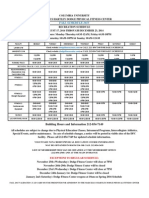 DFC Fall 2015 Schedule