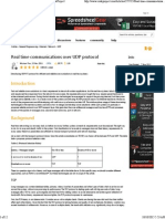 Real Time Communications Over UDP Protocol - CodeProject