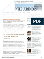 Apuntes Juridicos™ - Desarrollo Sustentable y Sostenible