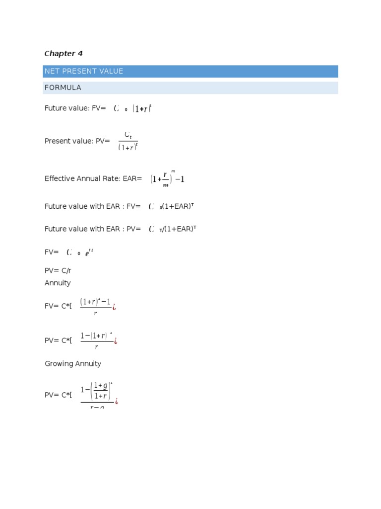 Net Present Value and Cash Flow Analysis | PDF | Present Value | Net ...