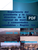 Experiencia de La Red de Municipio