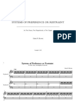 Systems of Preference or Restraint