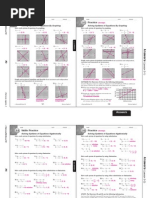 Ch. 3 Practice and Skills Practice Answer Keys