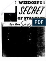 Secrets of Stacato, Rudy Wiedoeft