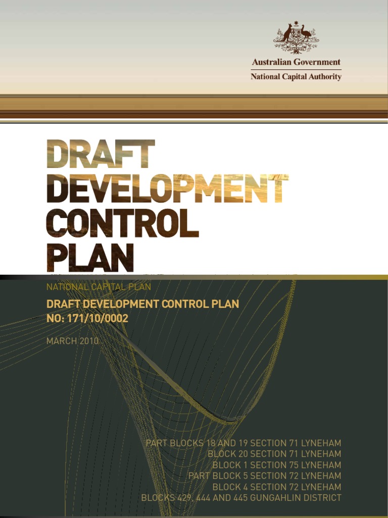 Draft Development Control Plan No: 171/10/0002 | PDF | Landscape | Roof