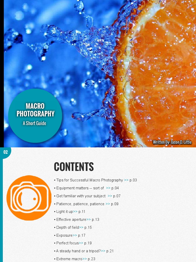 Macro Photography Short Guide | PDF | Aperture | Macro Photography