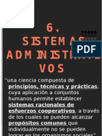  Sistemas administrativos 