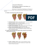 Klasifikasi Trauma Pada Gigi