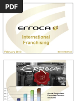ERROCA Eye Wear - Franchising Opportunities