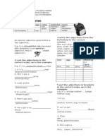 Adjetives: Acompañamiento A Pruebas Icfes Universidad Surcolombiana Programa de Lengua Extranjera