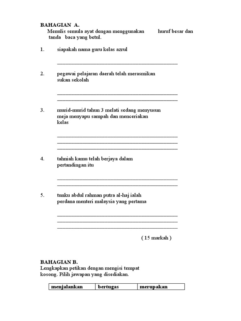 Soalan Matematik Jarak - Selangor h