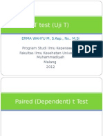 T test (Uji T)