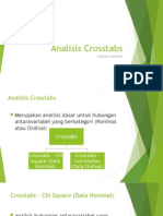 Analisis Crosstab