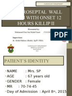 Anteroseptal Wall Stemi With Onset 12 Hours Killip Ii: Presented by