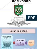 Pemeriksaan Dna Ilmu Kedokteran Forensik