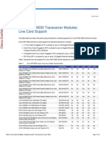 Cisco ASR 9000 Transceiver Modules: Line Card Support: Table 1