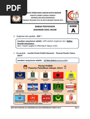 Contoh Soal Psikotes Calon Anggota Kpu - Barisan Contoh