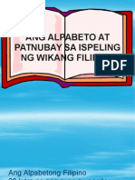 Ang Alpabeto at Patnubay Sa Ispelling (1)