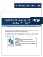 Equipment Leasing Market in India 2011 12