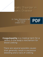 Coagulopathy in Liver Disease - Raghda Marzaban