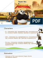 Team No 8 - Kung Fu Panda Character Motivations and Overcoming Initial Friction