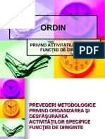 Ordin Diriginti