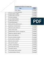 List of Eps Worker With New Ccvi Issued 2015: No. Name Date of Issuance