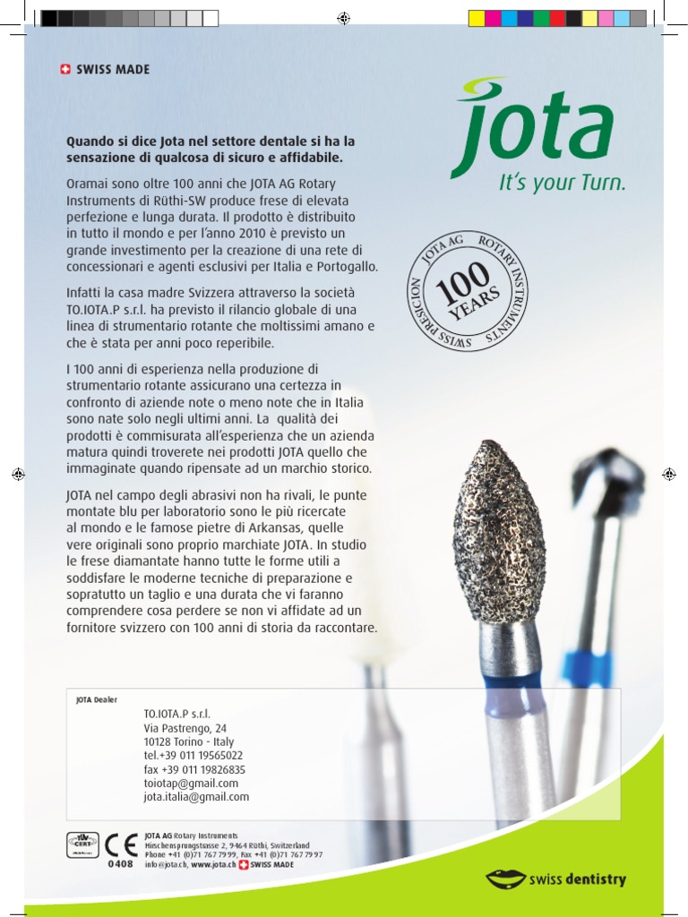 Frese Dentali JOTA PDF