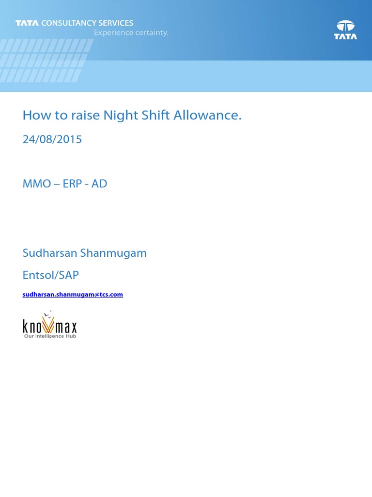 How to Raise Night Shift Allowance Copyright Infringement Information Technology Free 30