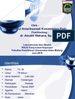 Benign Prostatic Hyperplasia: Oleh: Amirul Antariksawati Kusumaning Putri Pembimbing: Dr. Amukti Wahana, SP.B