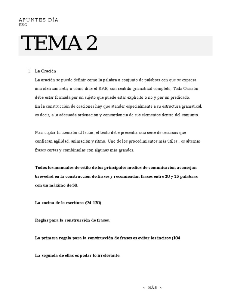 Estructura Gramatical Rae - 2020 idea e inspiración