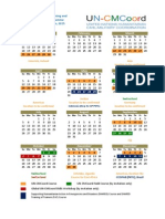 Calendar of Activities 2015