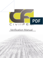 CivilFEM Verification Manual