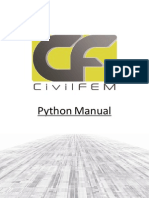 CivilFEM Python Manual