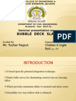 Bubble Deck Slab: Mr. Tushar Rajput Chetan K Ingle Roll