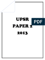 UPSR Paper 2 2013