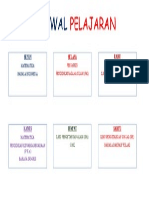 Jadwal Pelajaran