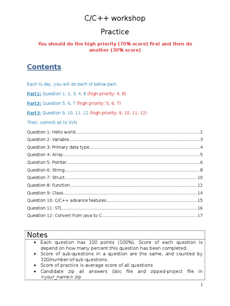 GettingStartedCpp Practice | PDF | C (Programming Language) | C++