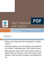 MMM 9-Riset Manajemen Media Massa