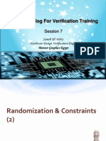 Systemverilog For Verification Training: Session 7