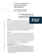 Guerrero - La Justicia, La Crítica y La Justificación Desde La Sociología Pragmática