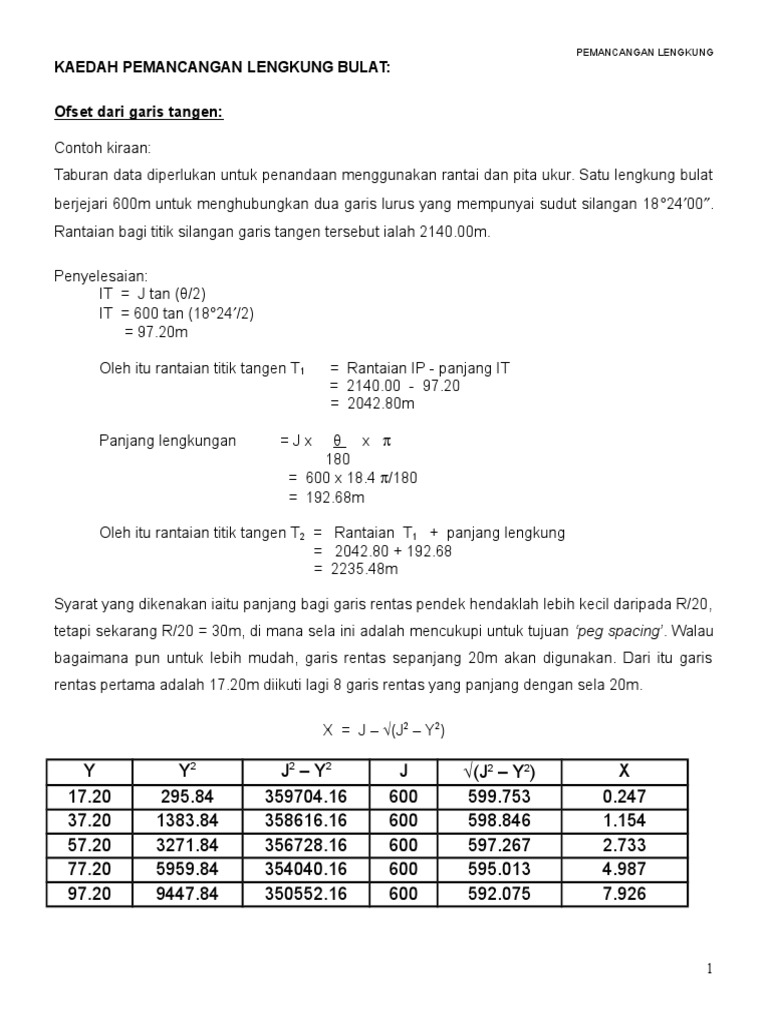 Nota Lengkung Pdf