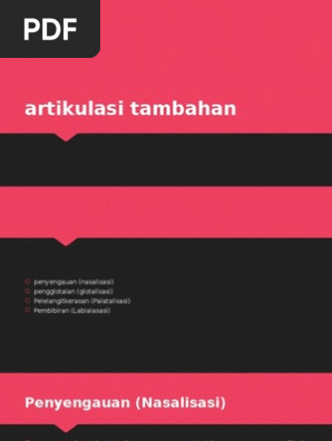 Artikulasi Tambahan Pdf