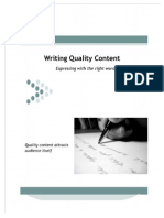 How To Write Quality Targeted Content